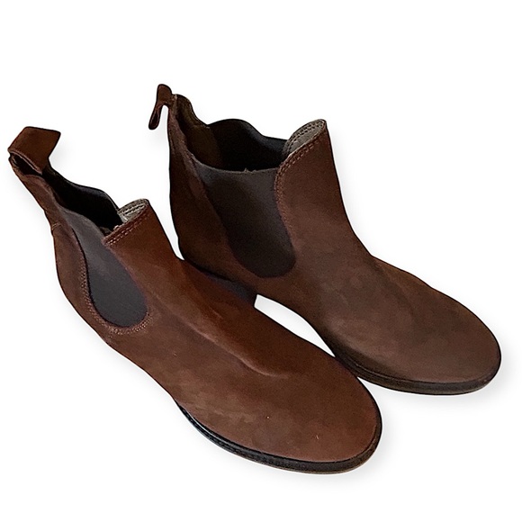 Barbara Barbieri  Made in Italy Chelsea Leather Suede Ankle Booties Size Eu 37 - Picture 7 of 12